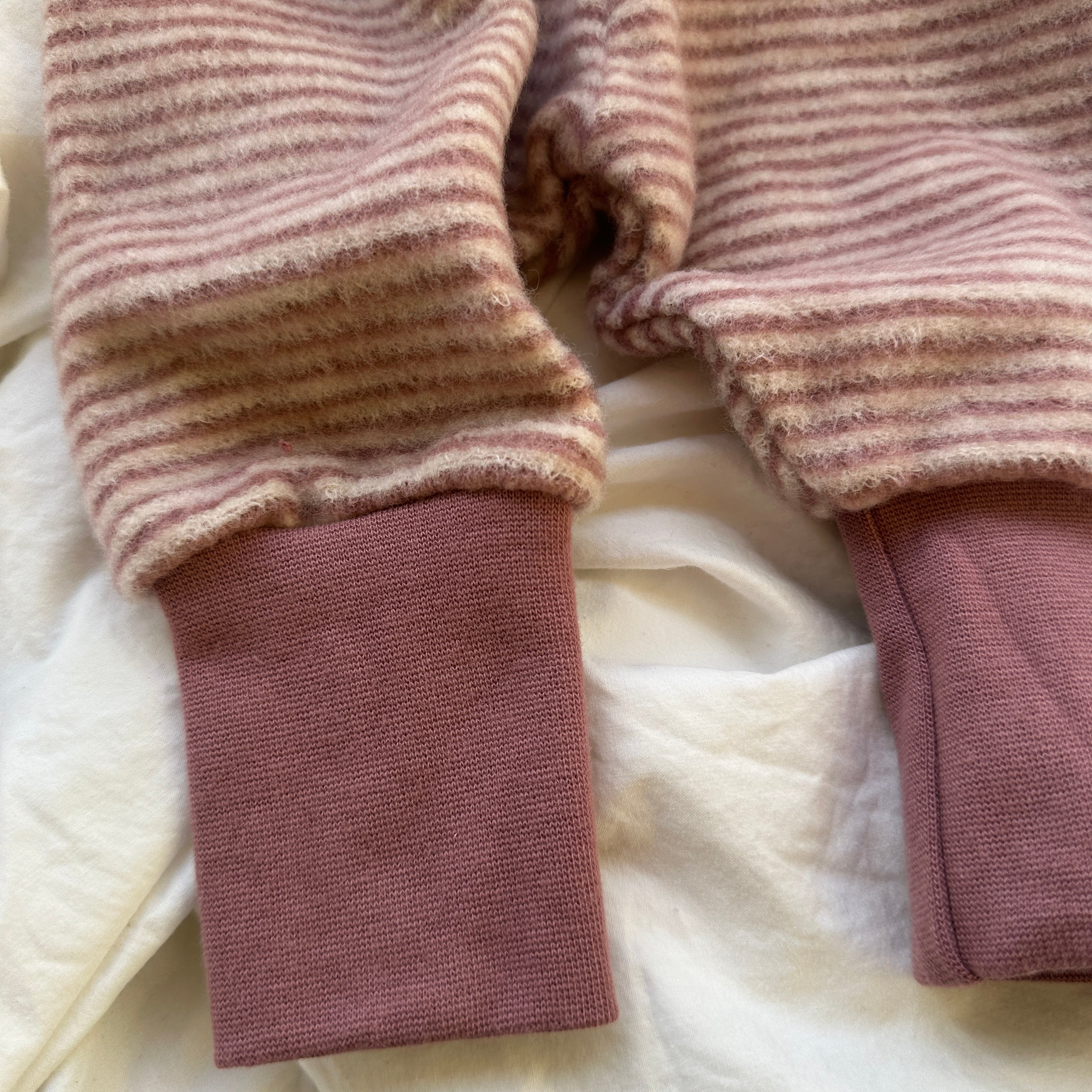 Lilano byxor, Mauve randig