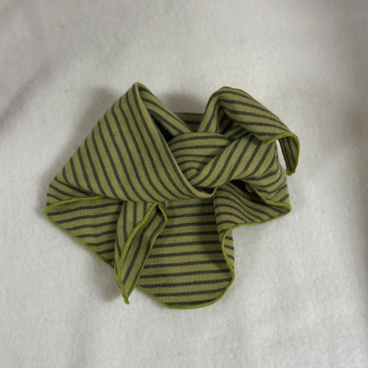 Lilano Scarf Ull & Siden, Kiwi/Khaki