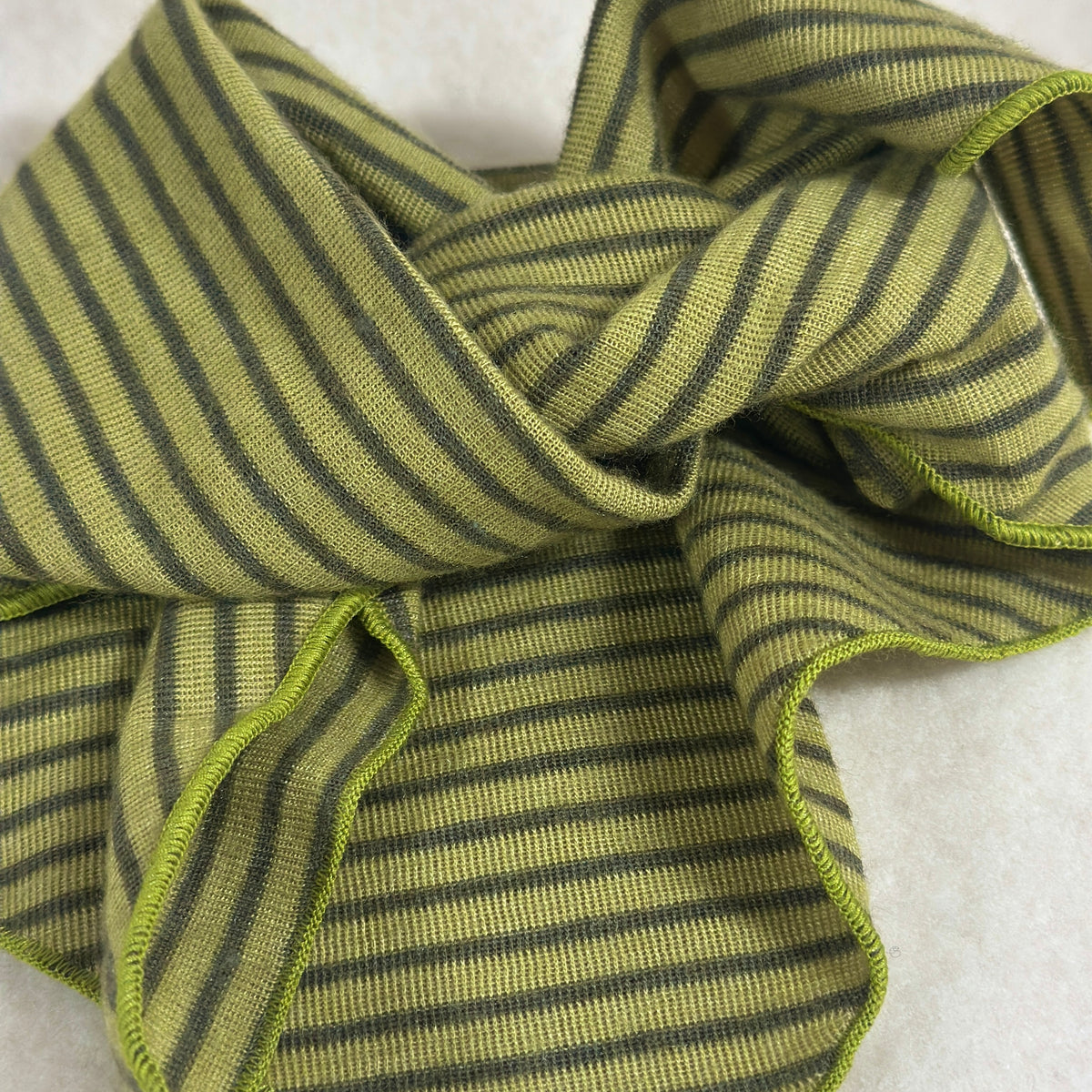 Lilano Scarf Ull & Siden, Kiwi/Khaki