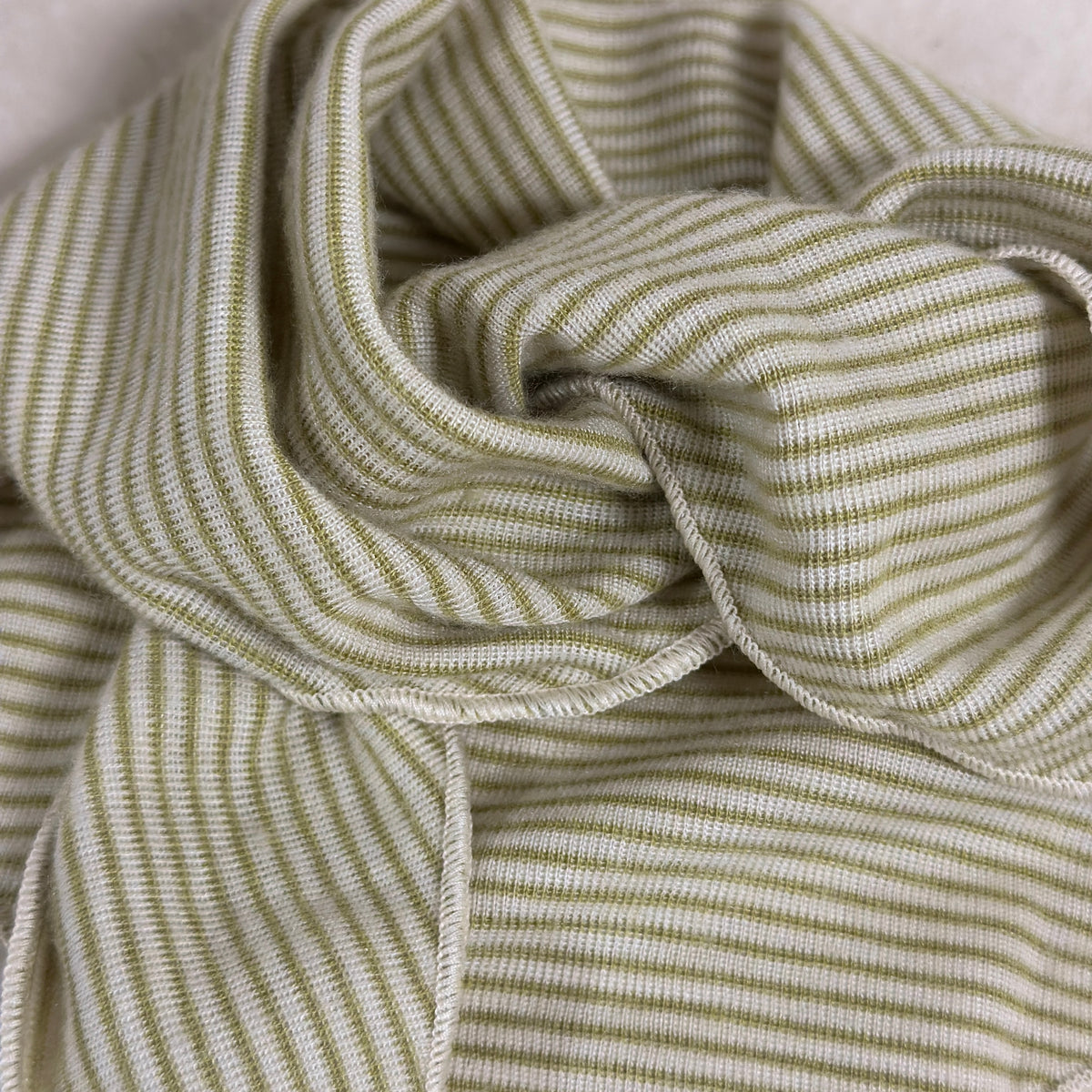 Lilano Scarf Ull & Siden, Kiwi/Natur