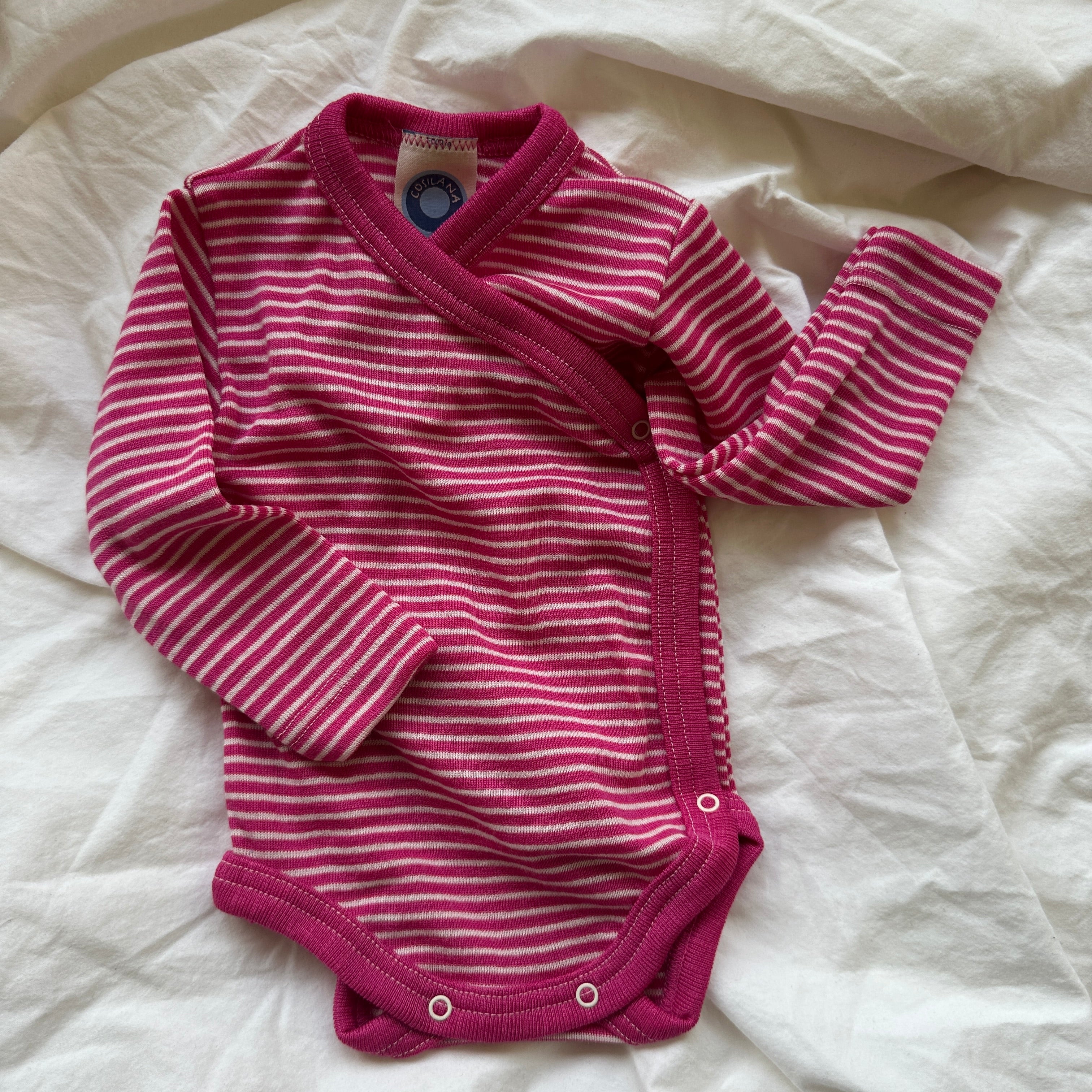 Cosilana Wrap-Body, Rosa/Randig
