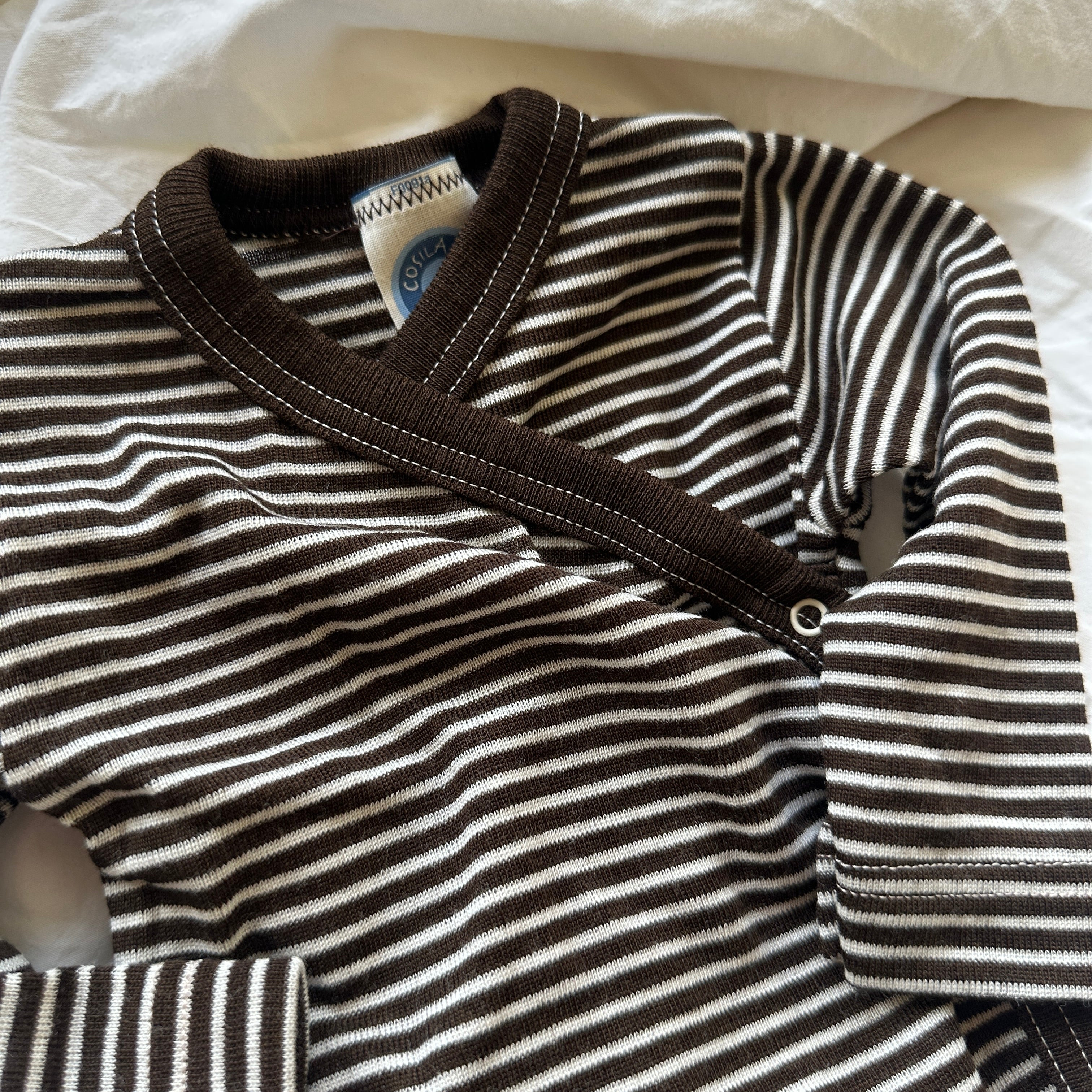 Cosilana Wrap-Body, Brun/Randig