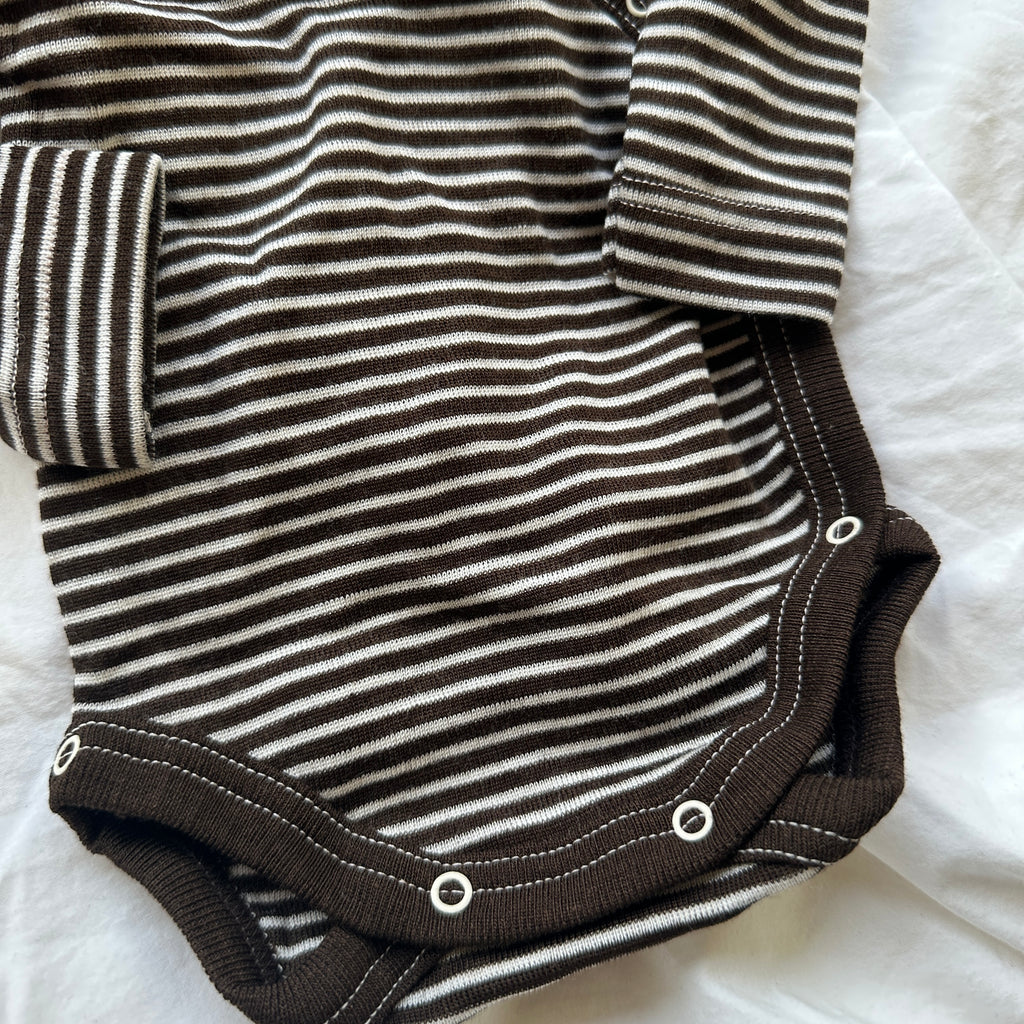 Cosilana Wrap-Body, Brun/Randig