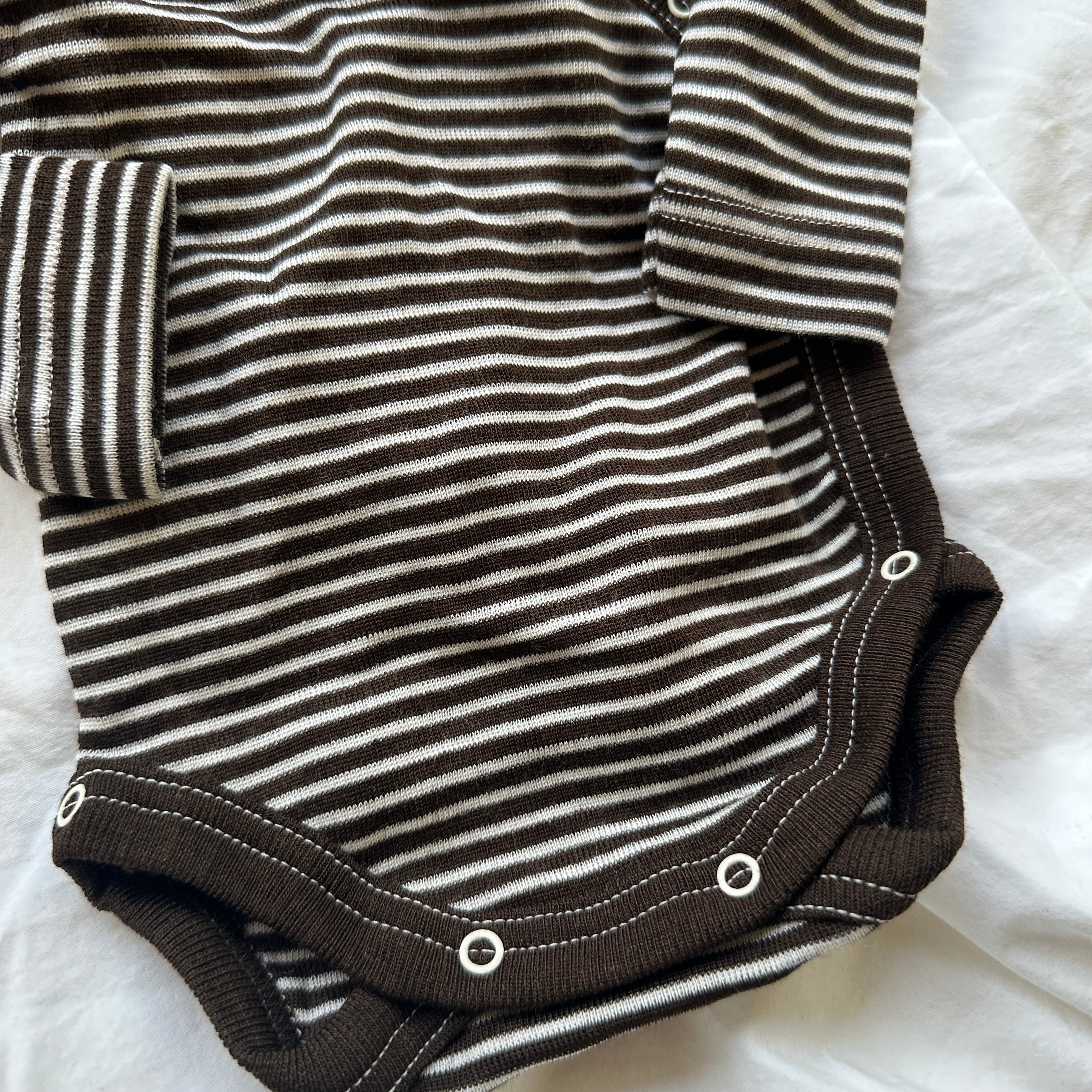 Cosilana Wrap-Body, Brun/Randig