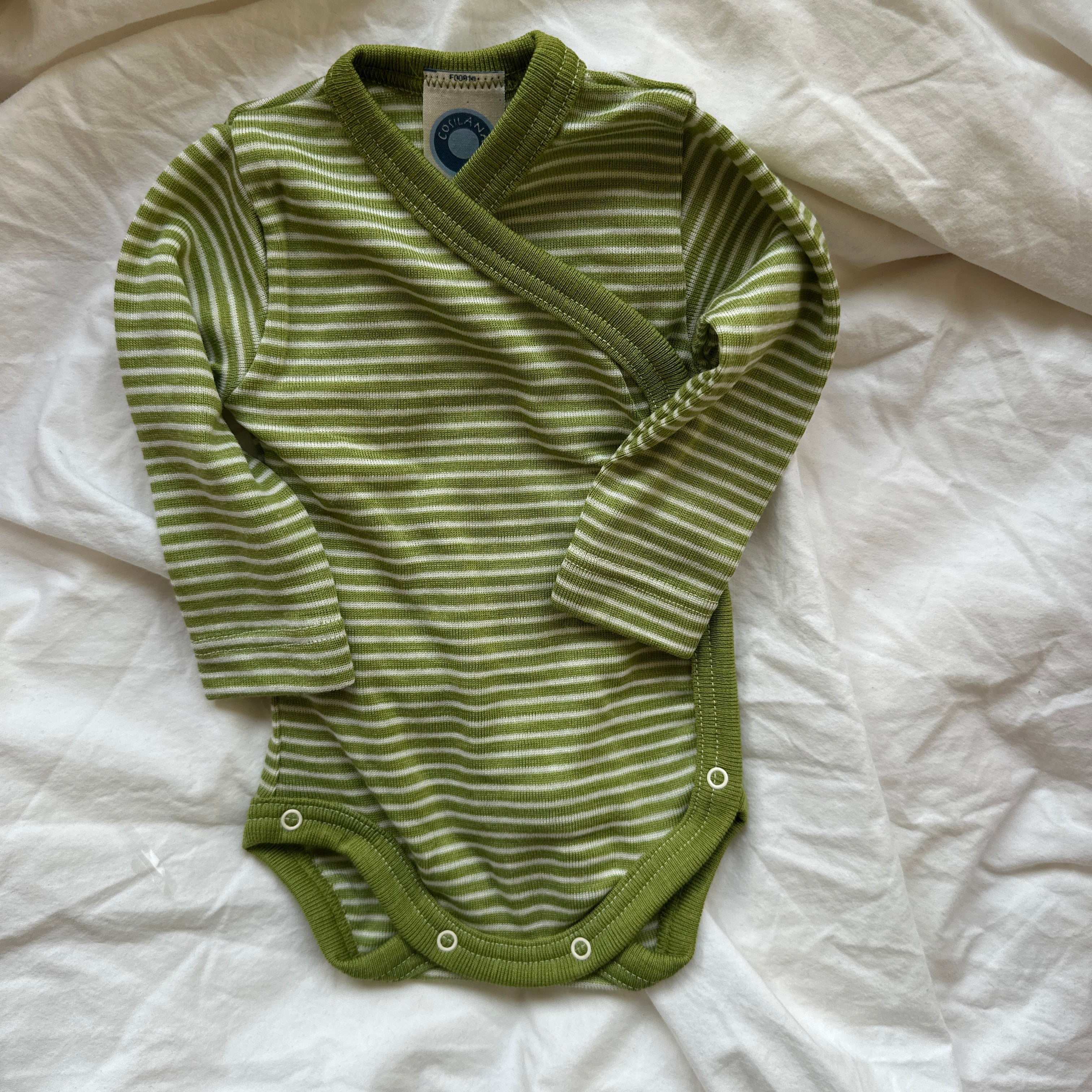 Cosilana Wrap-Body, Grön/Randig