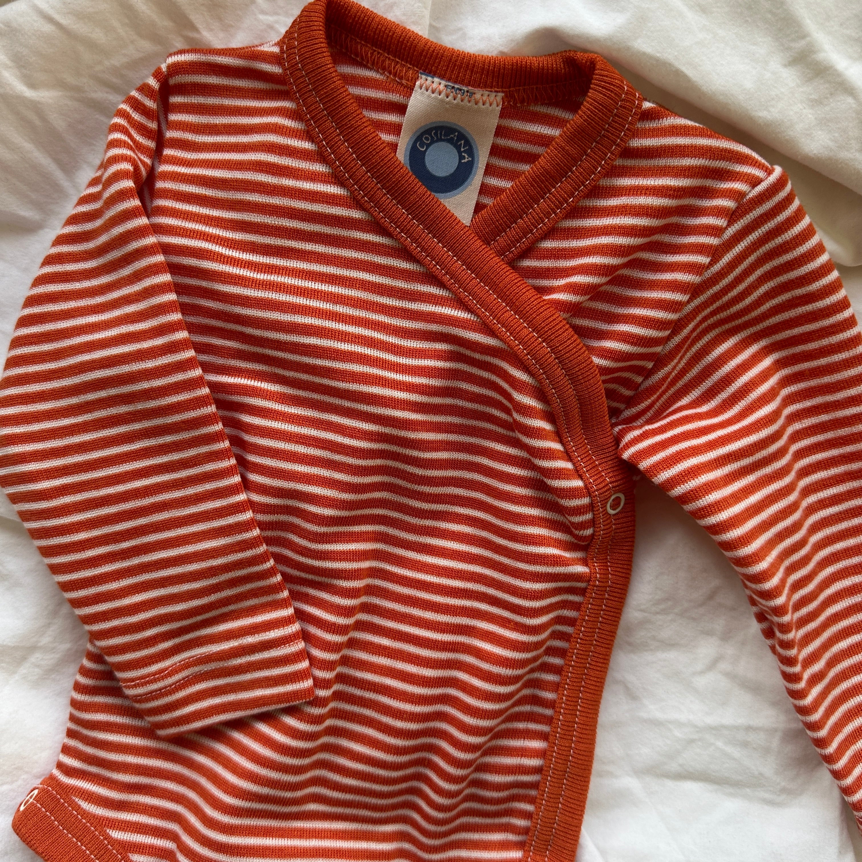 Cosilana Wrap-Body, Orange/Randig