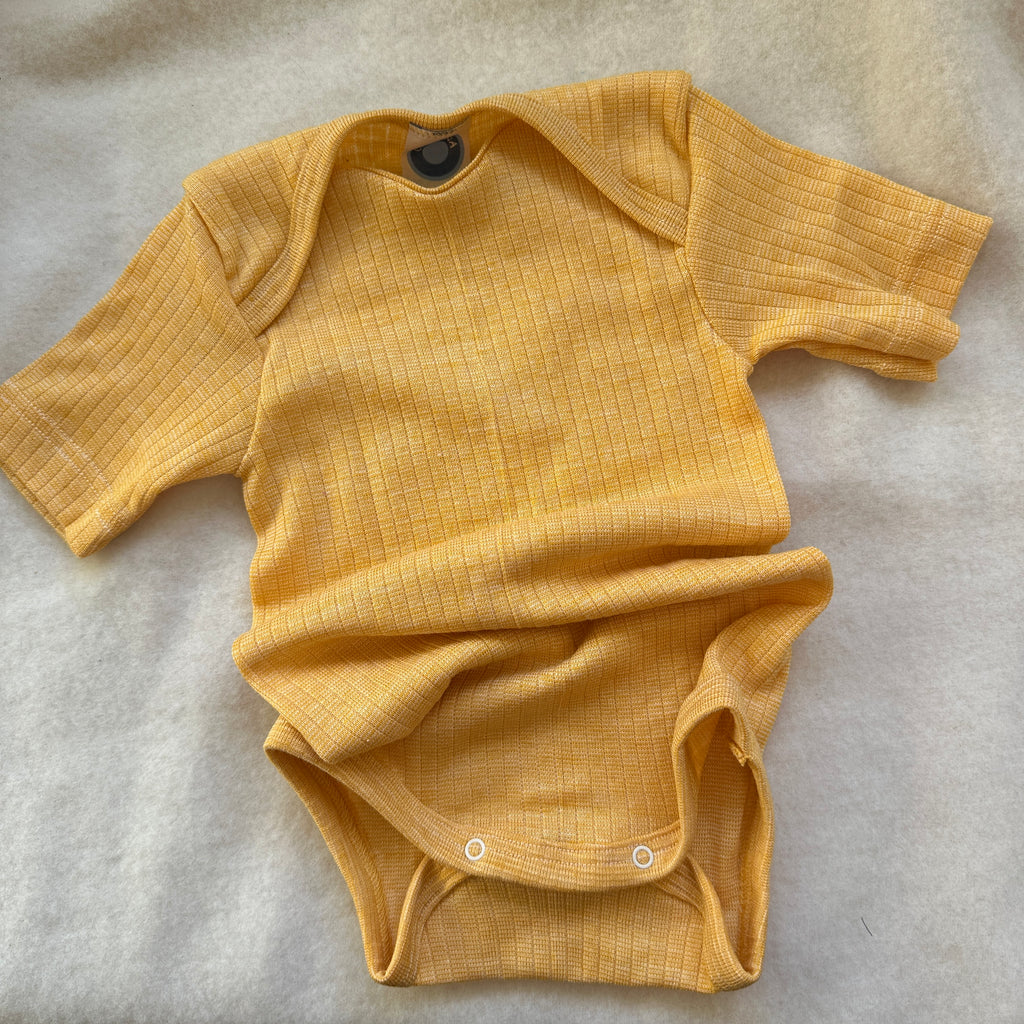 Cosilana Body Kortärmad, Gul