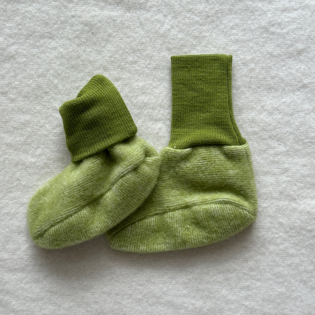 Cosilana Babytossor Ullfleece, Grön