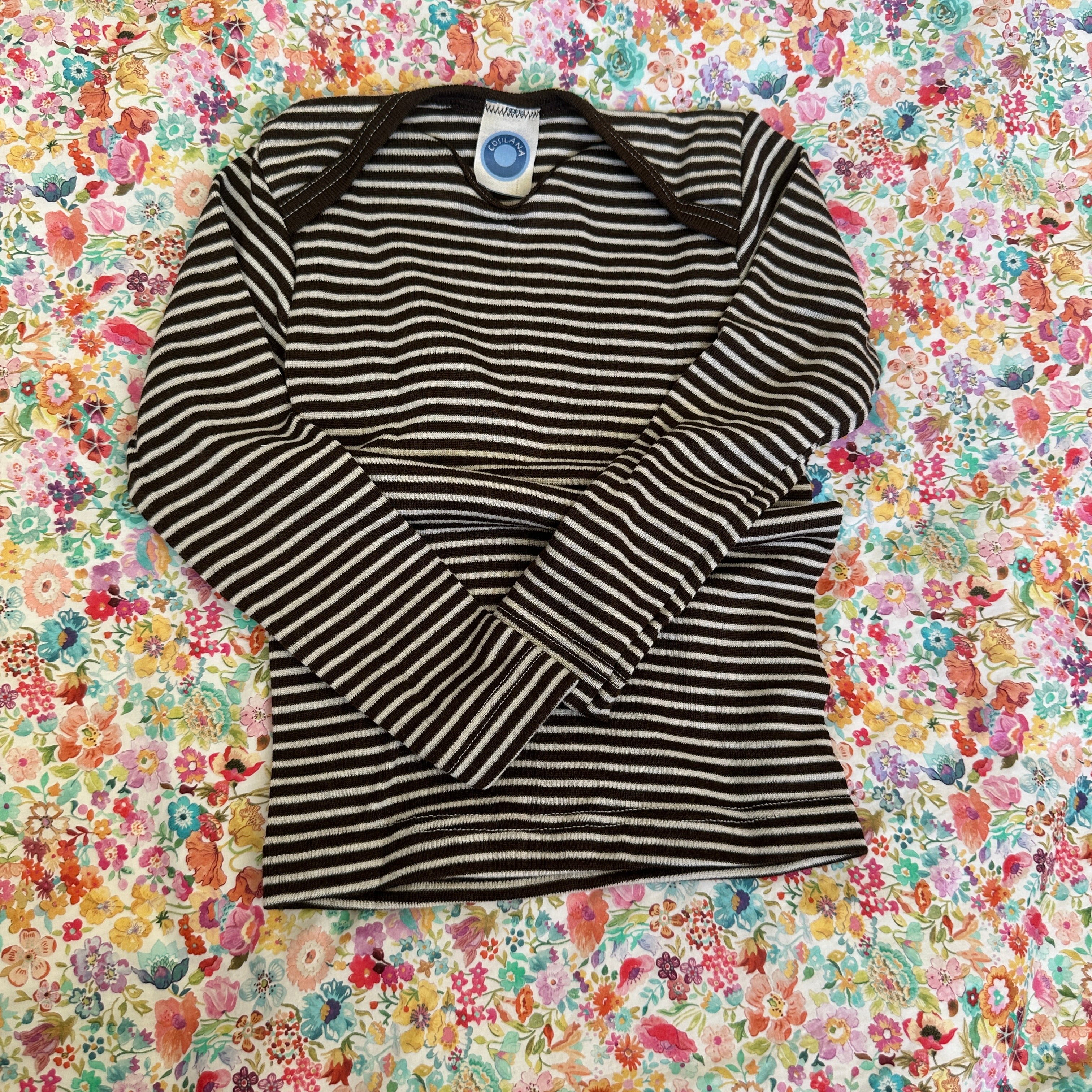 Cosilana Tröja, Brun/Randig