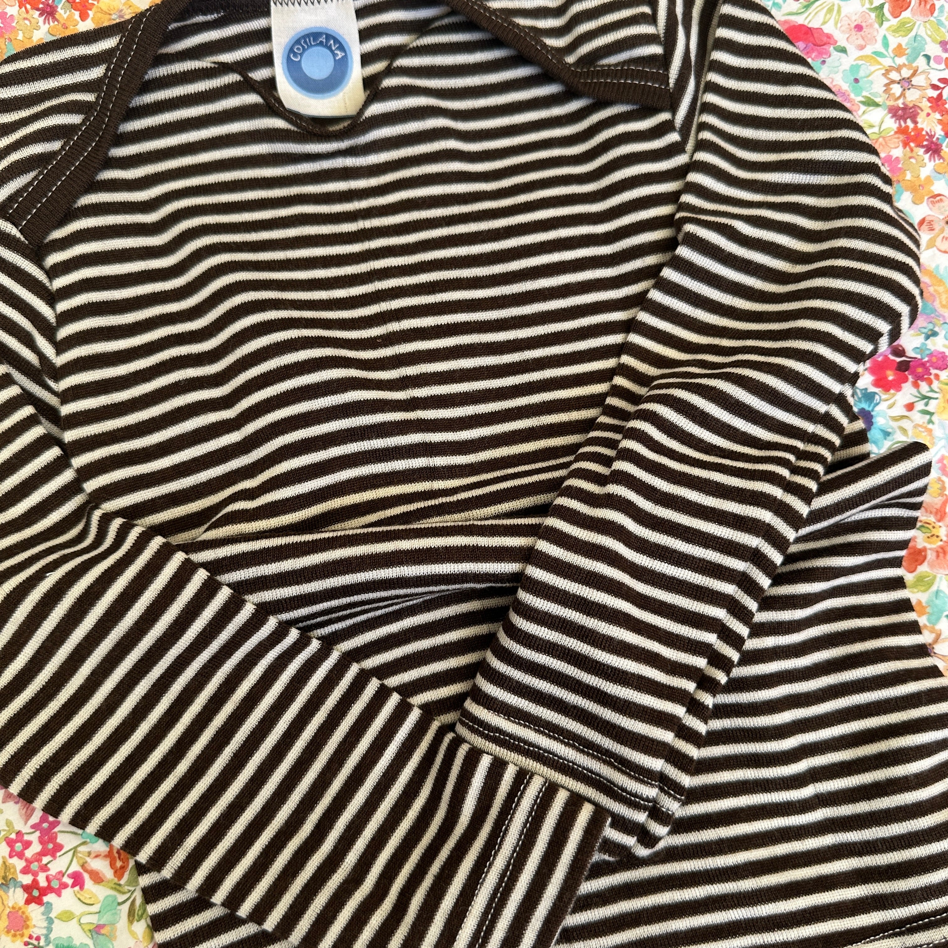 Cosilana Tröja, Brun/Randig