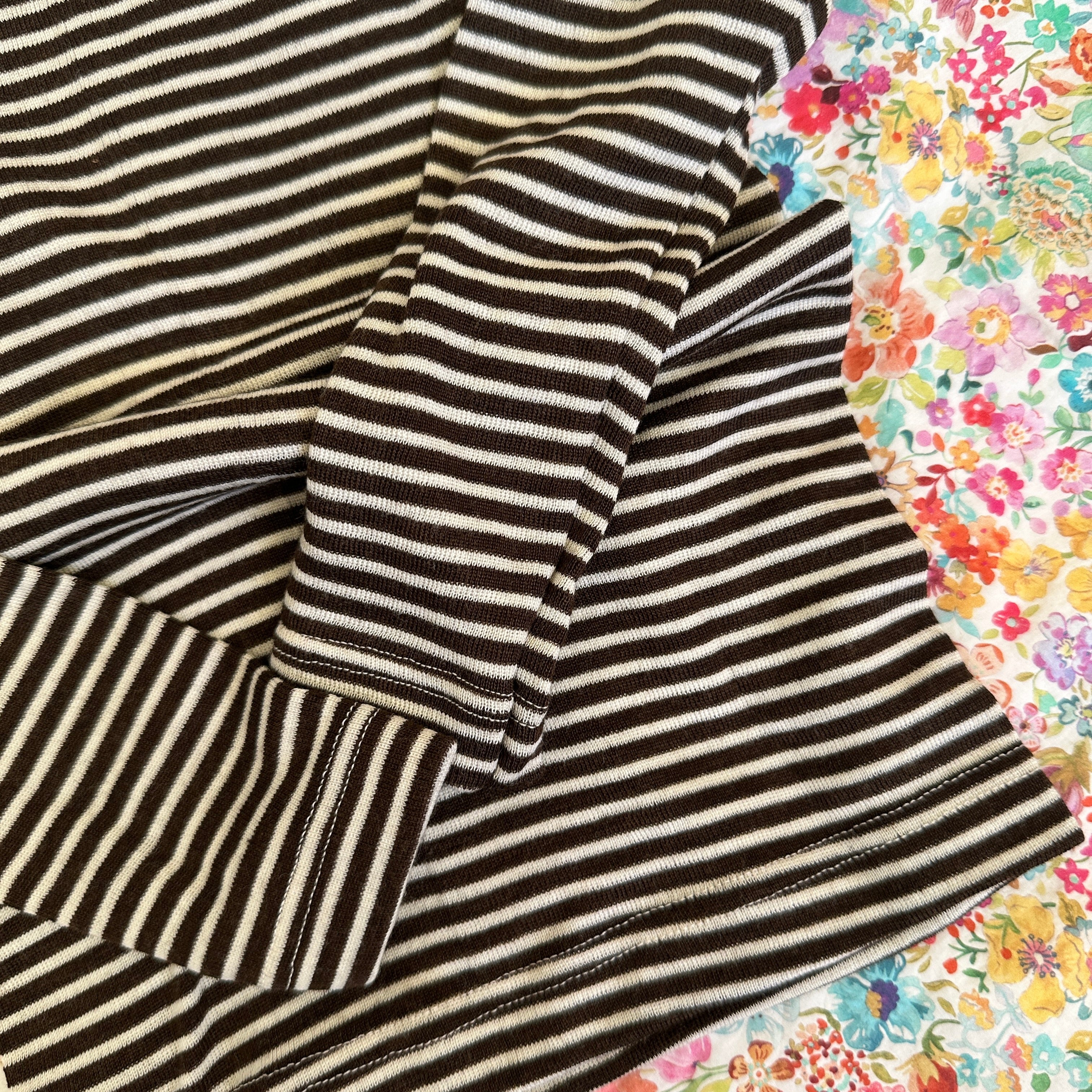 Cosilana Tröja, Brun/Randig