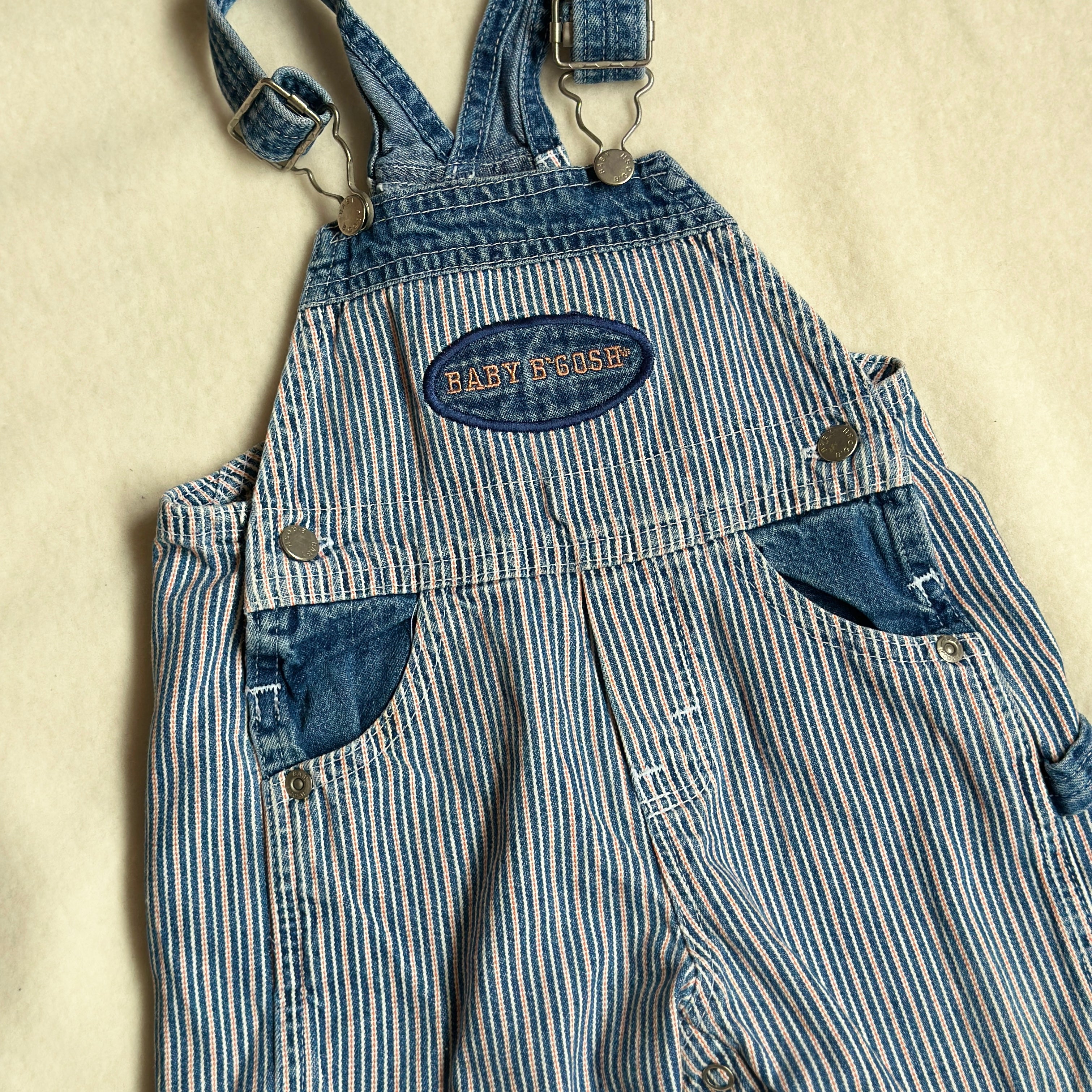 Vintage Oshkosh Hängselbyxa 74/80