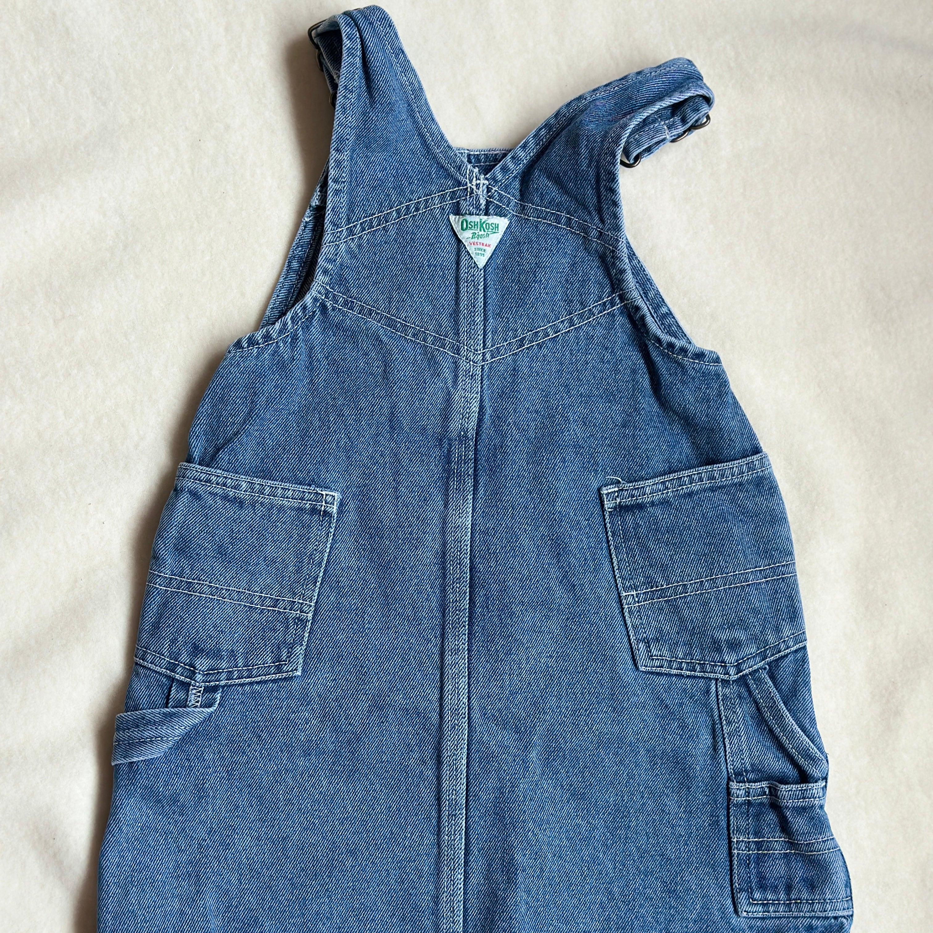 Vintage Oshkosh Hängselklänning 3 år