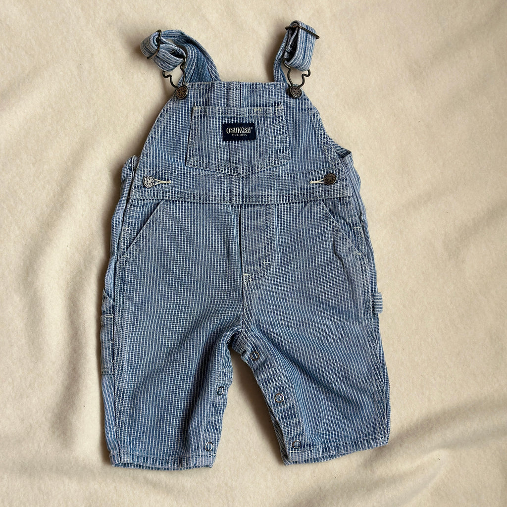Vintage Oshkosh Hängselbyxor 3-6 mån