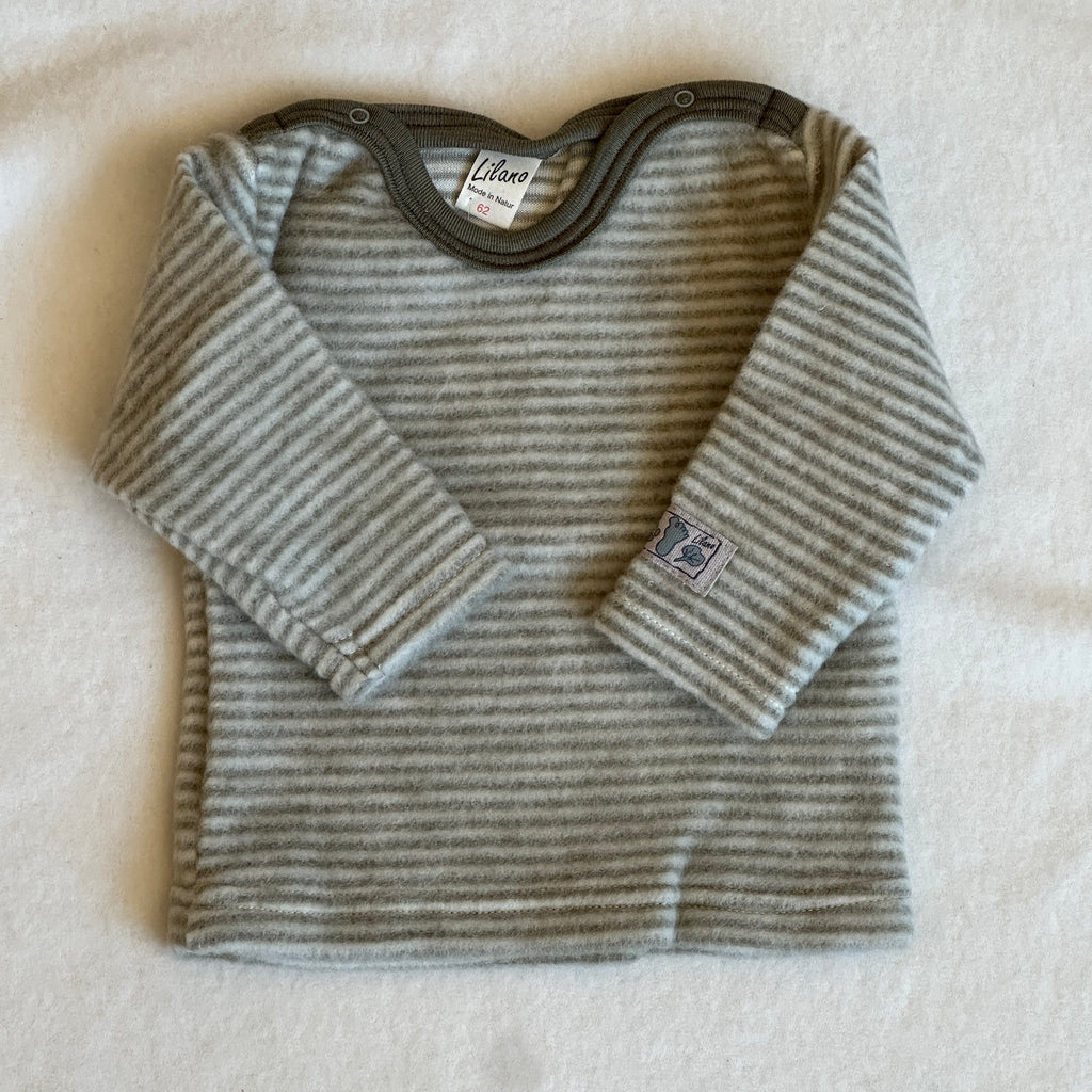 Lilano Tröja Ull, Khaki/Natur