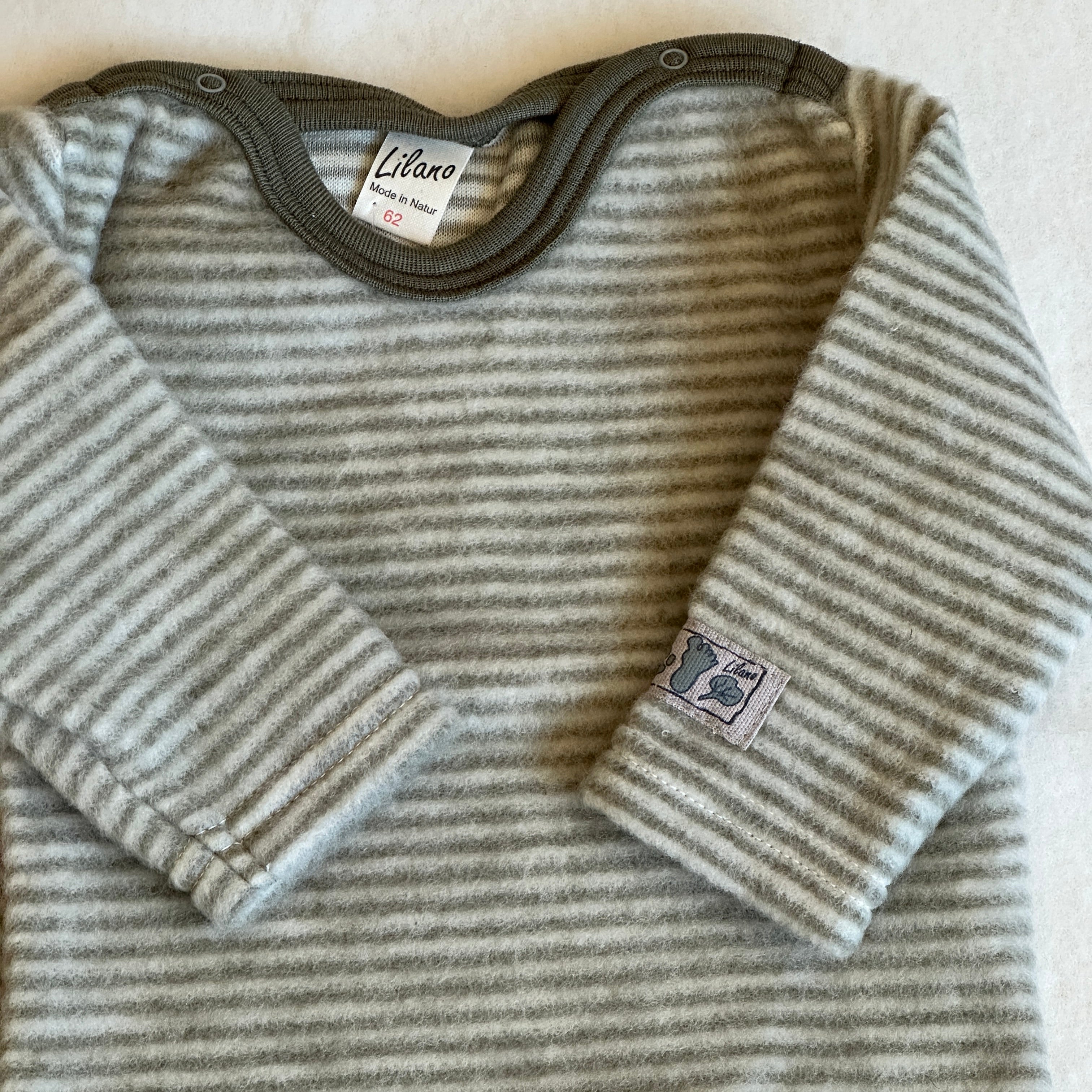 Lilano Tröja Ull, Khaki/Natur