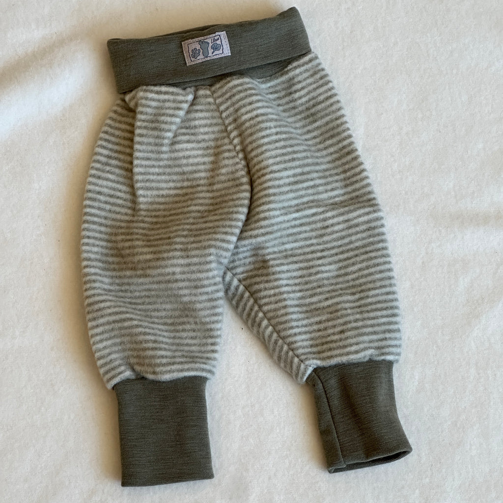 Lilano Byxor Ull, Khaki/Natur