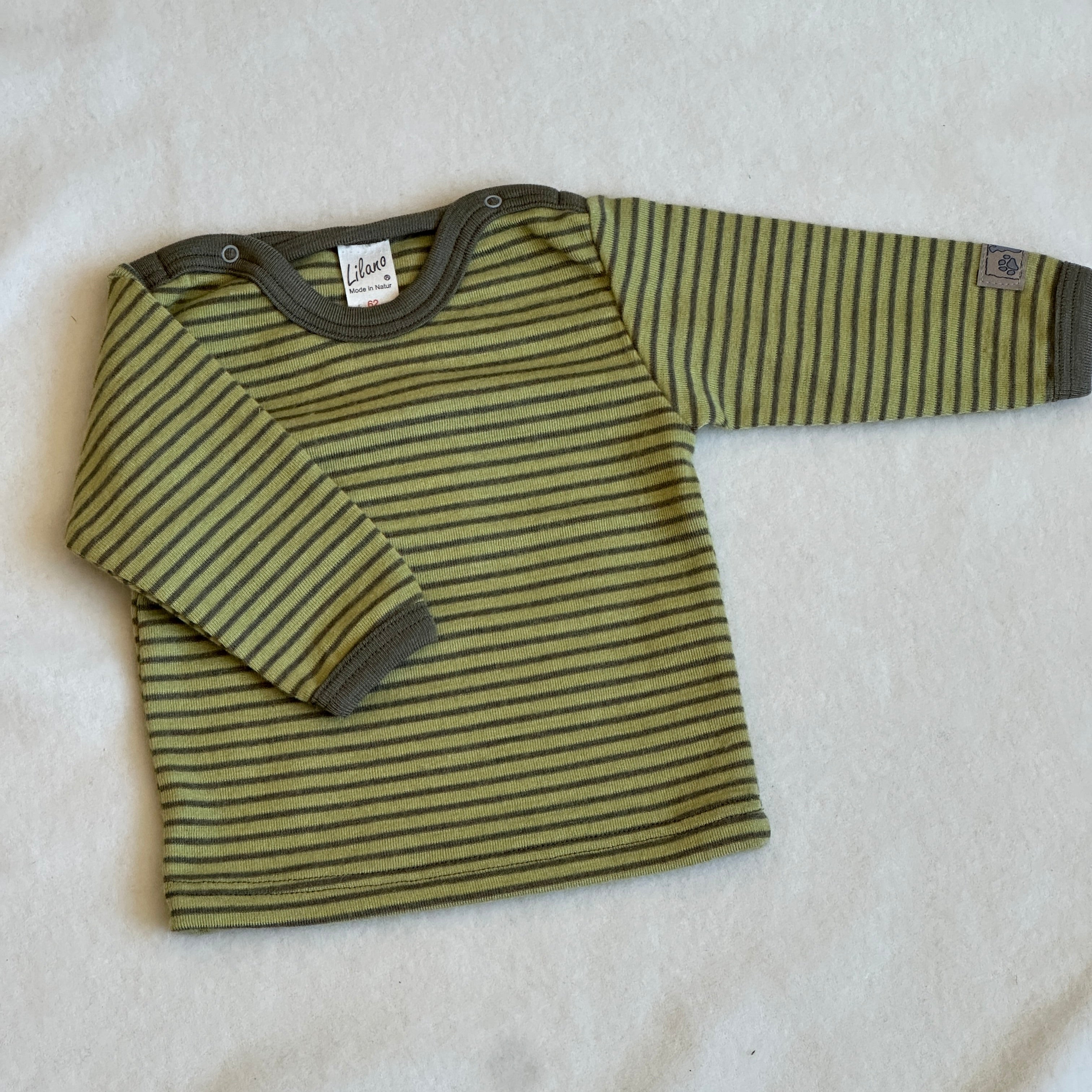 Lilano Tröja Ull & Siden, Kiwi/Khaki