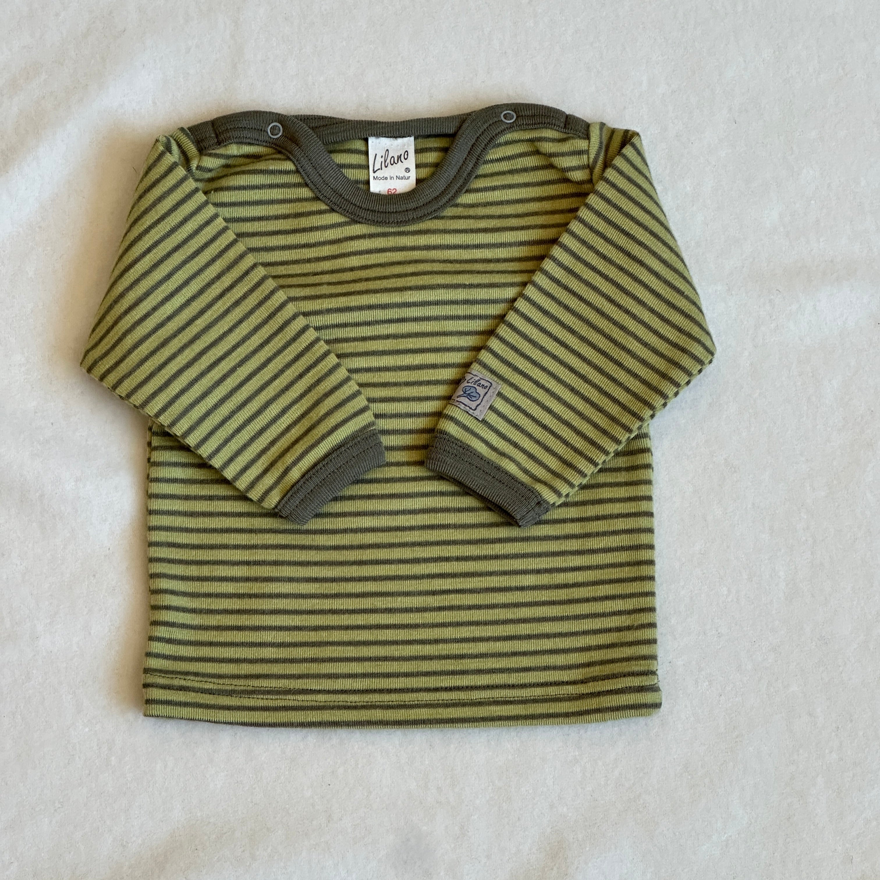 Lilano Tröja Ull & Siden, Kiwi/Khaki