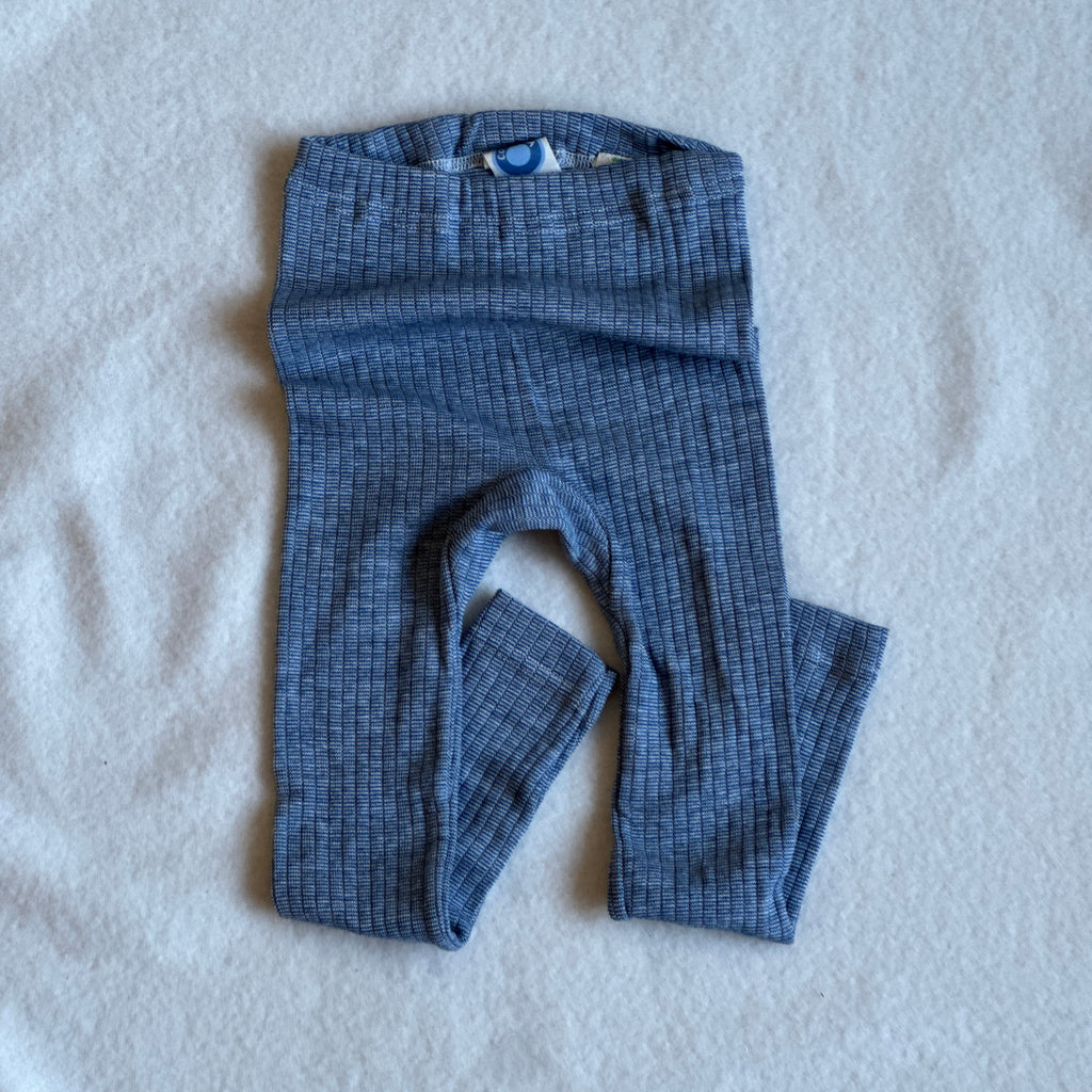 Cosilana Leggings Ull & Bomull, Mörkblå