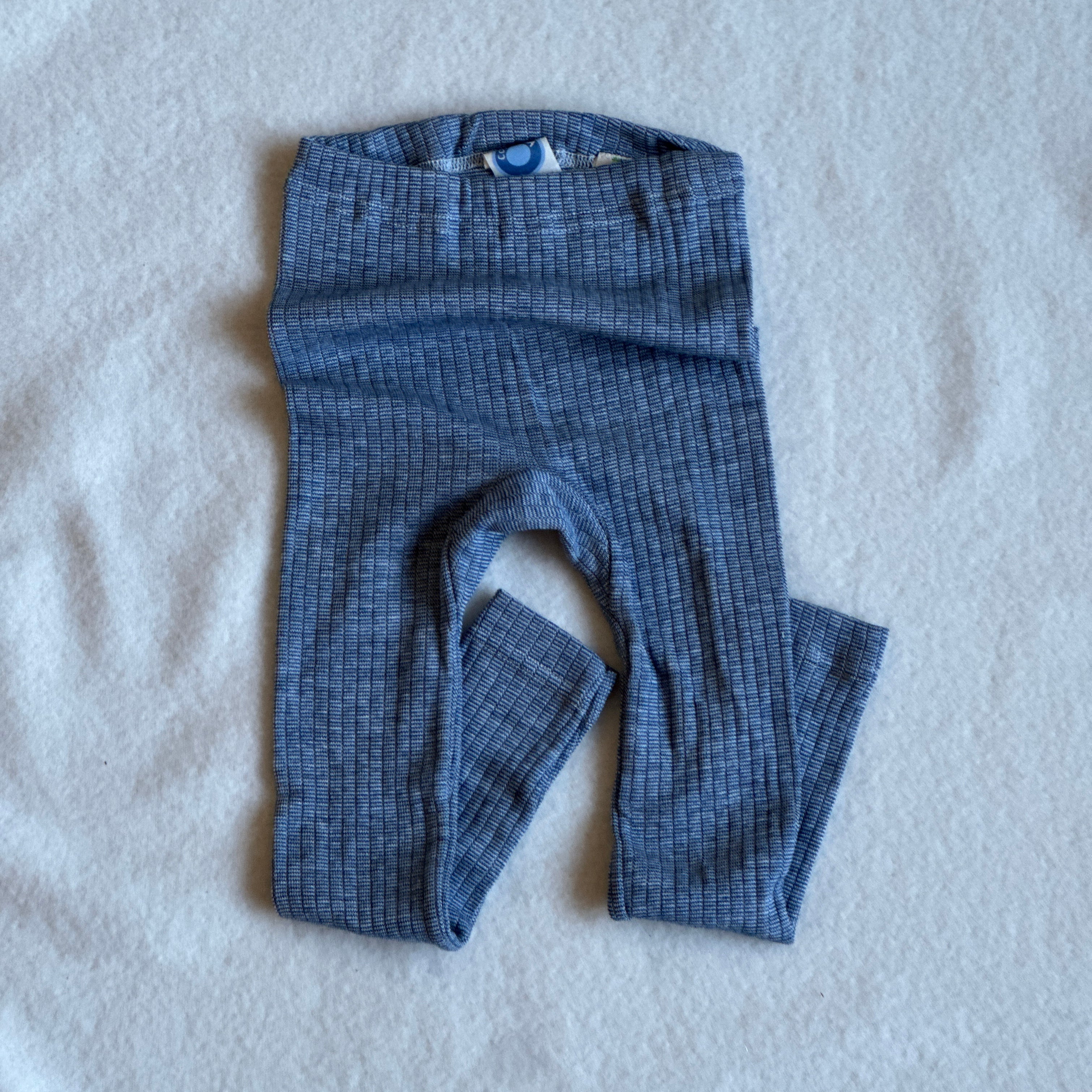 Cosilana Leggings Ull & Bomull, Mörkblå