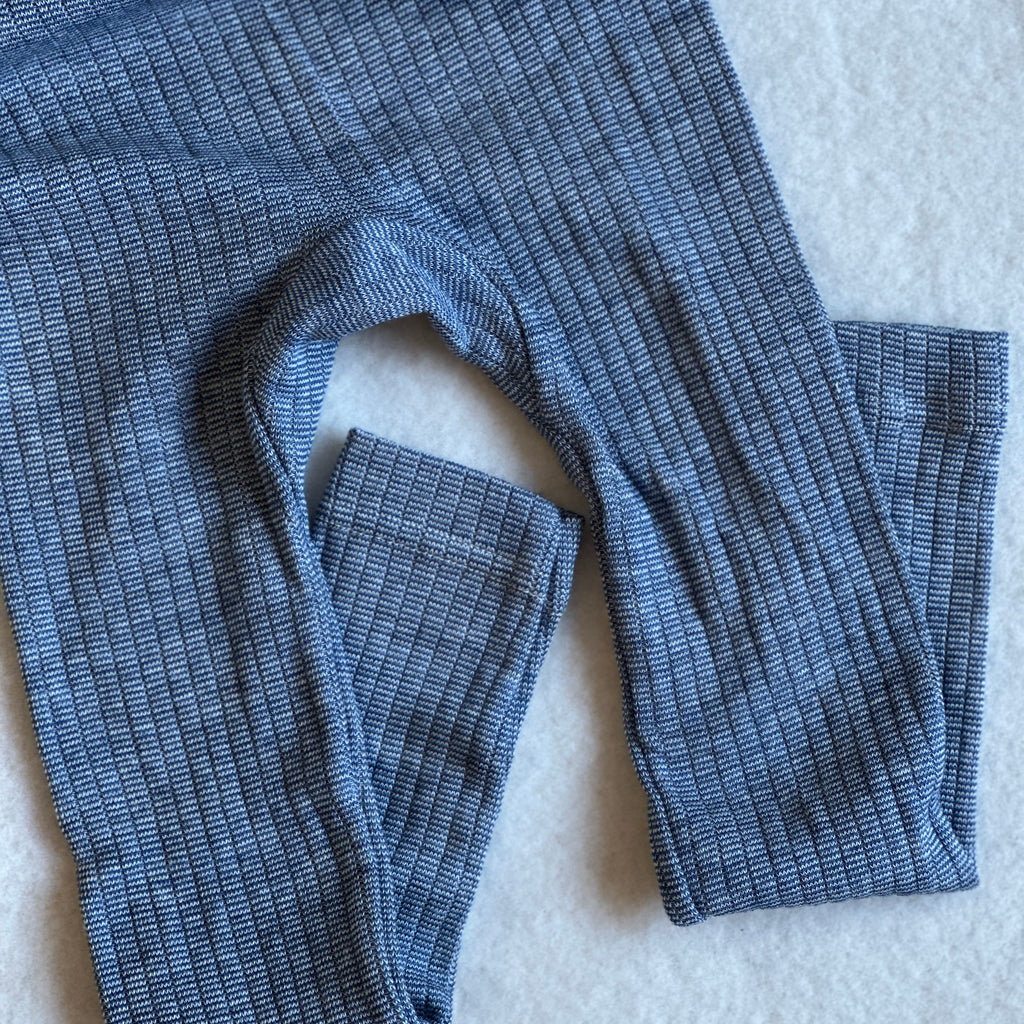 Cosilana Leggings Ull & Bomull, Mörkblå
