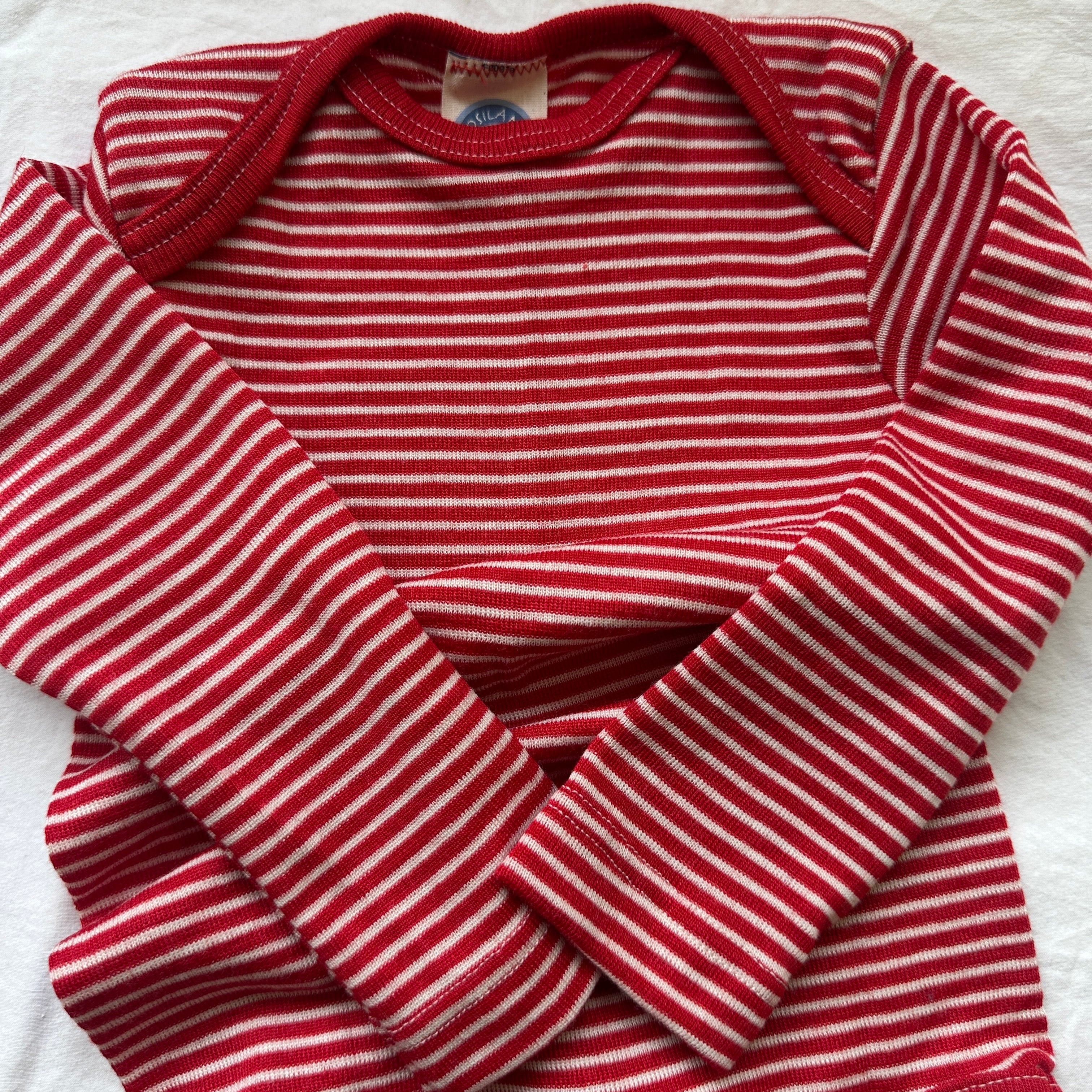 Cosilana Body, Röd/Randig