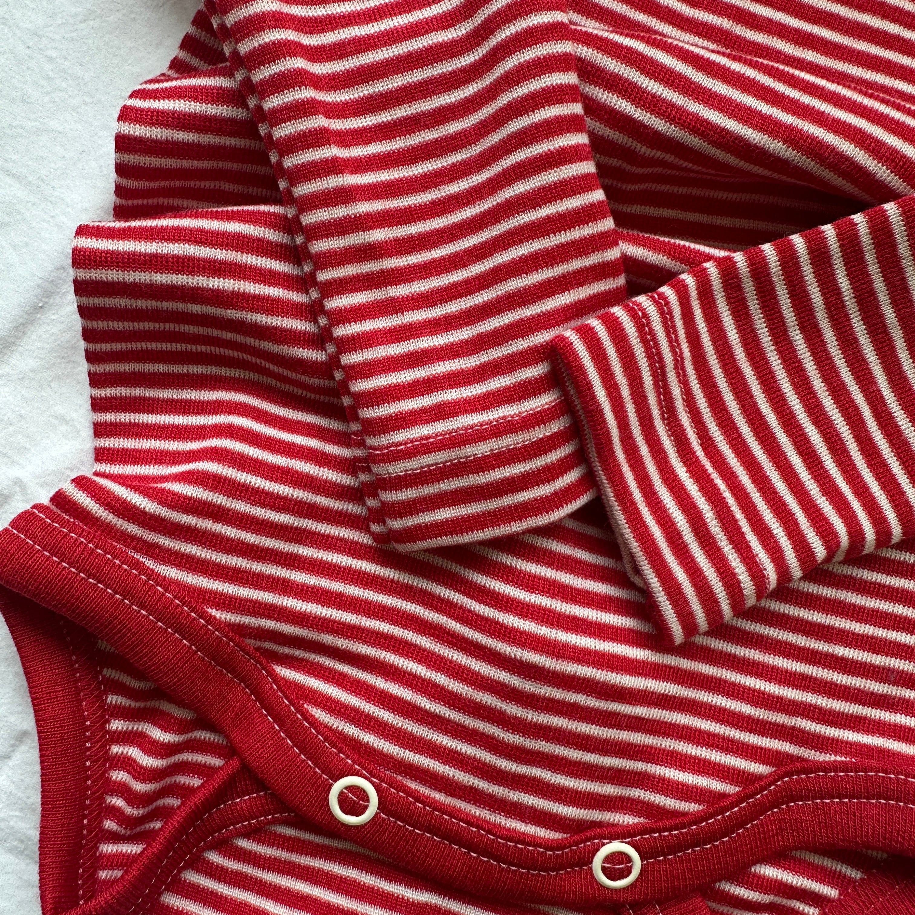 Cosilana Body, Röd/Randig