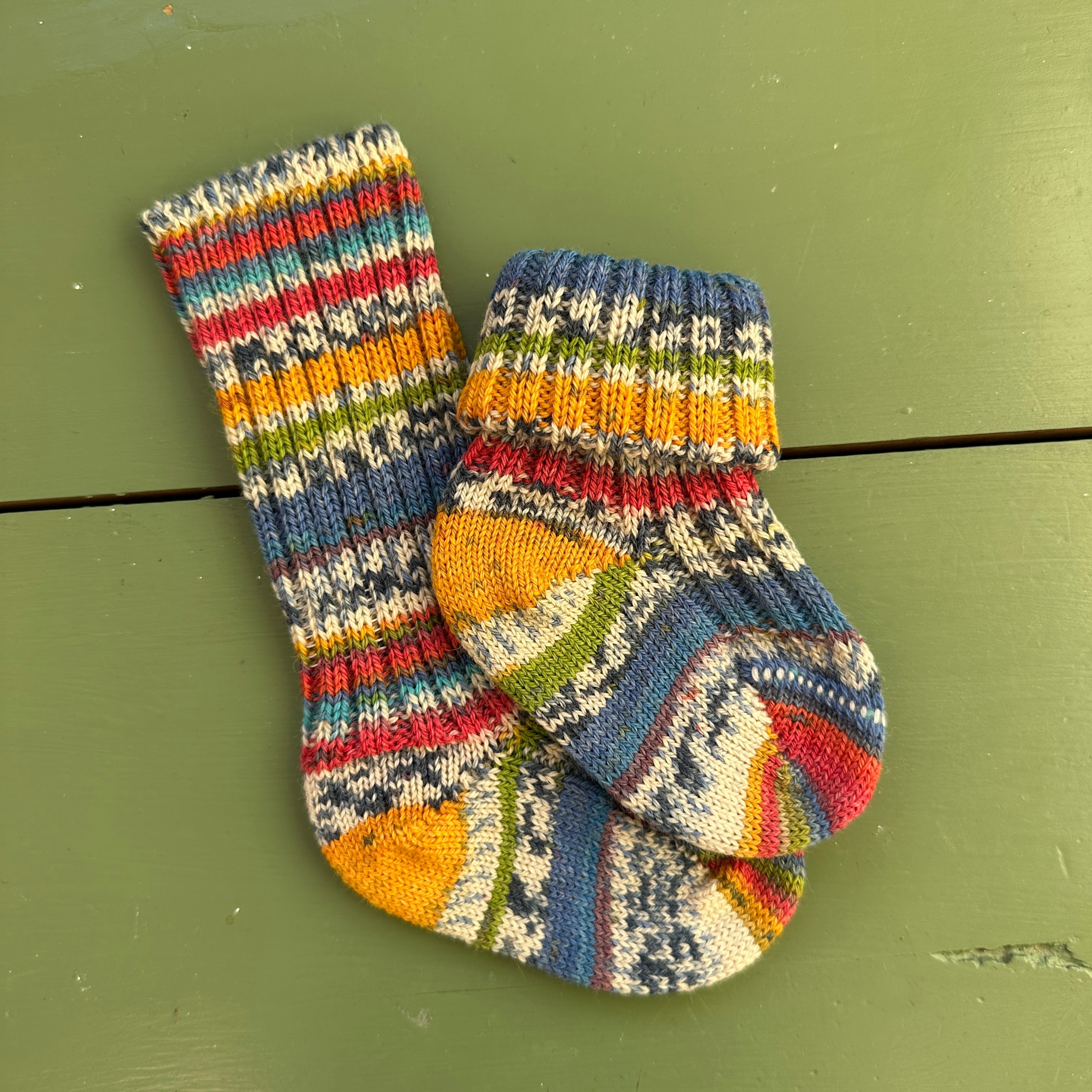 Grödo strumpor, Ull