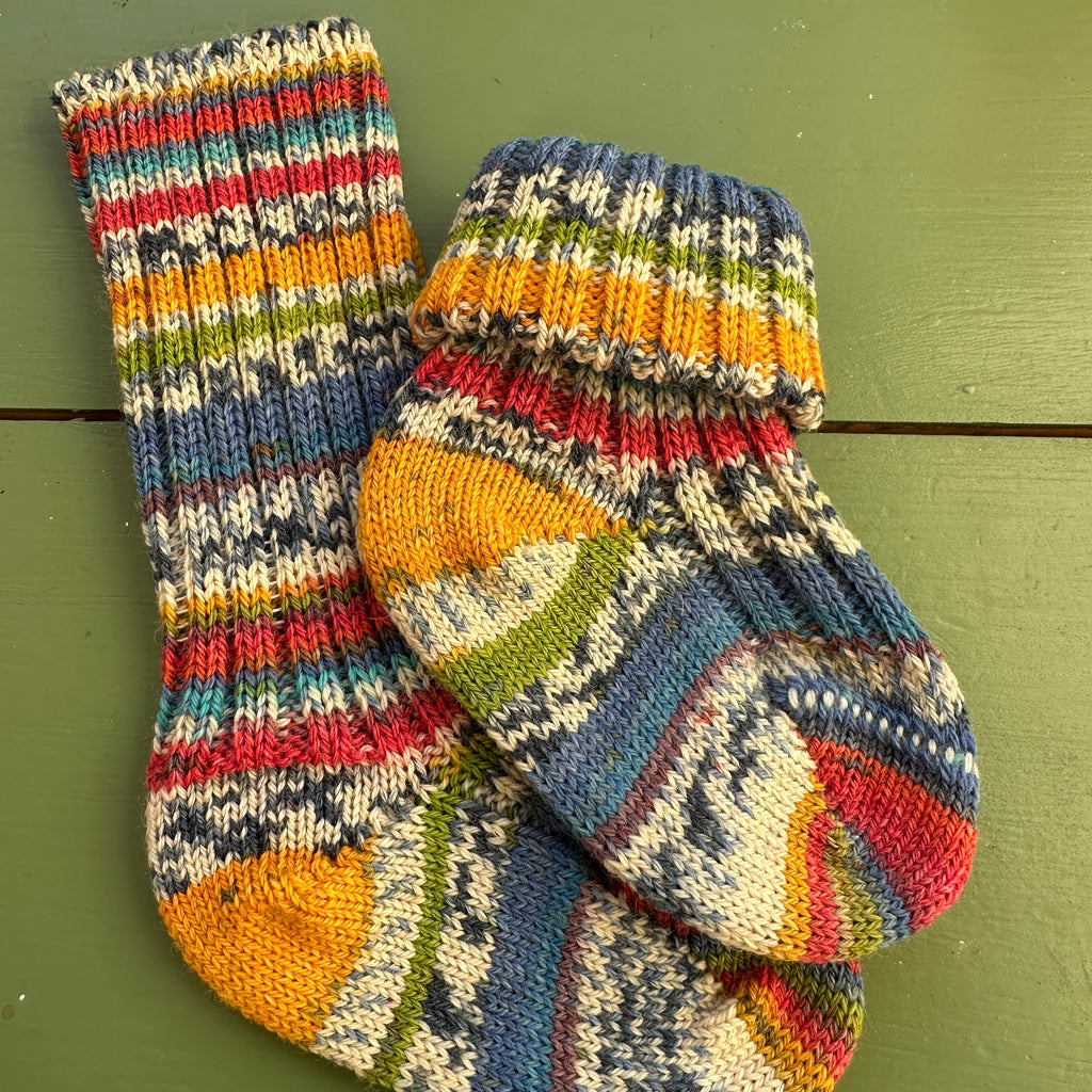 Grödo strumpor, Ull