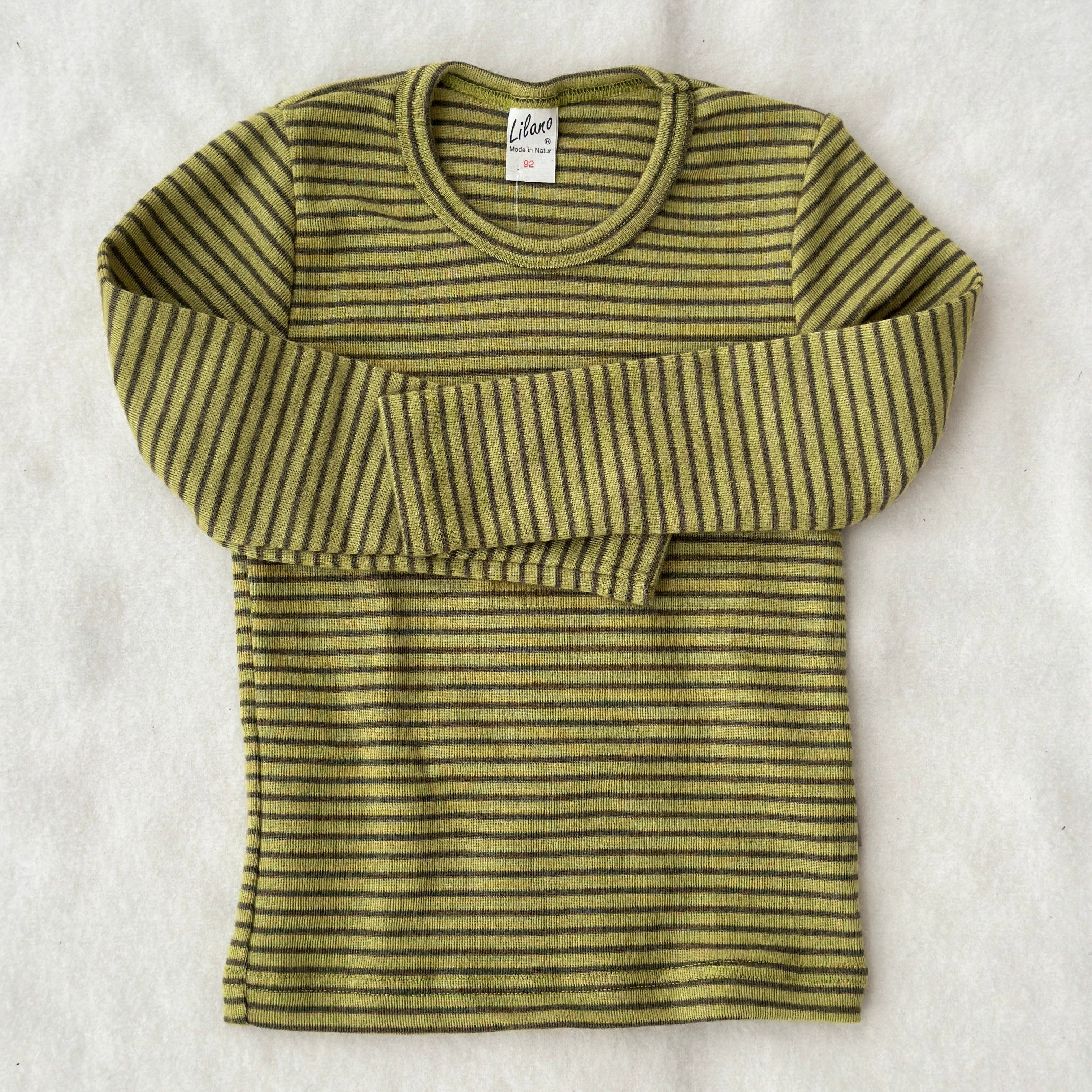 Lilano Tröja Ull & Silke, Kiwi/Khaki