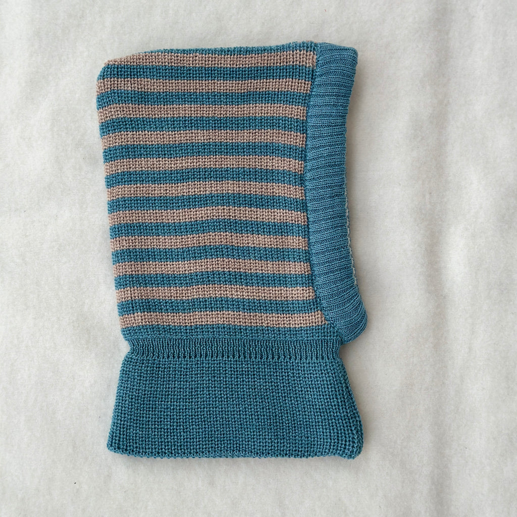 Reiff Balaklava Ull, Havsblå/Beige