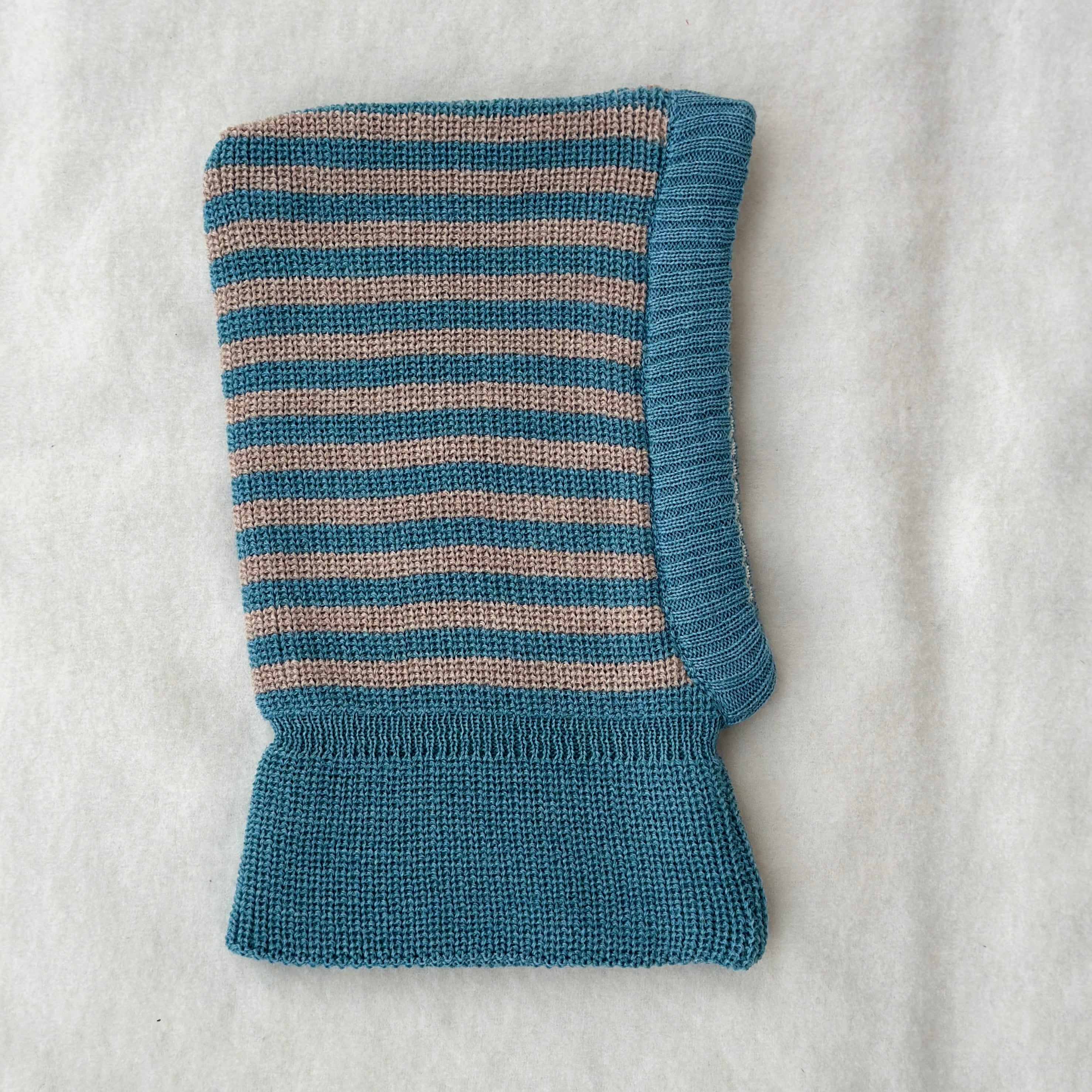 Reiff Balaklava Ull, Havsblå/Beige