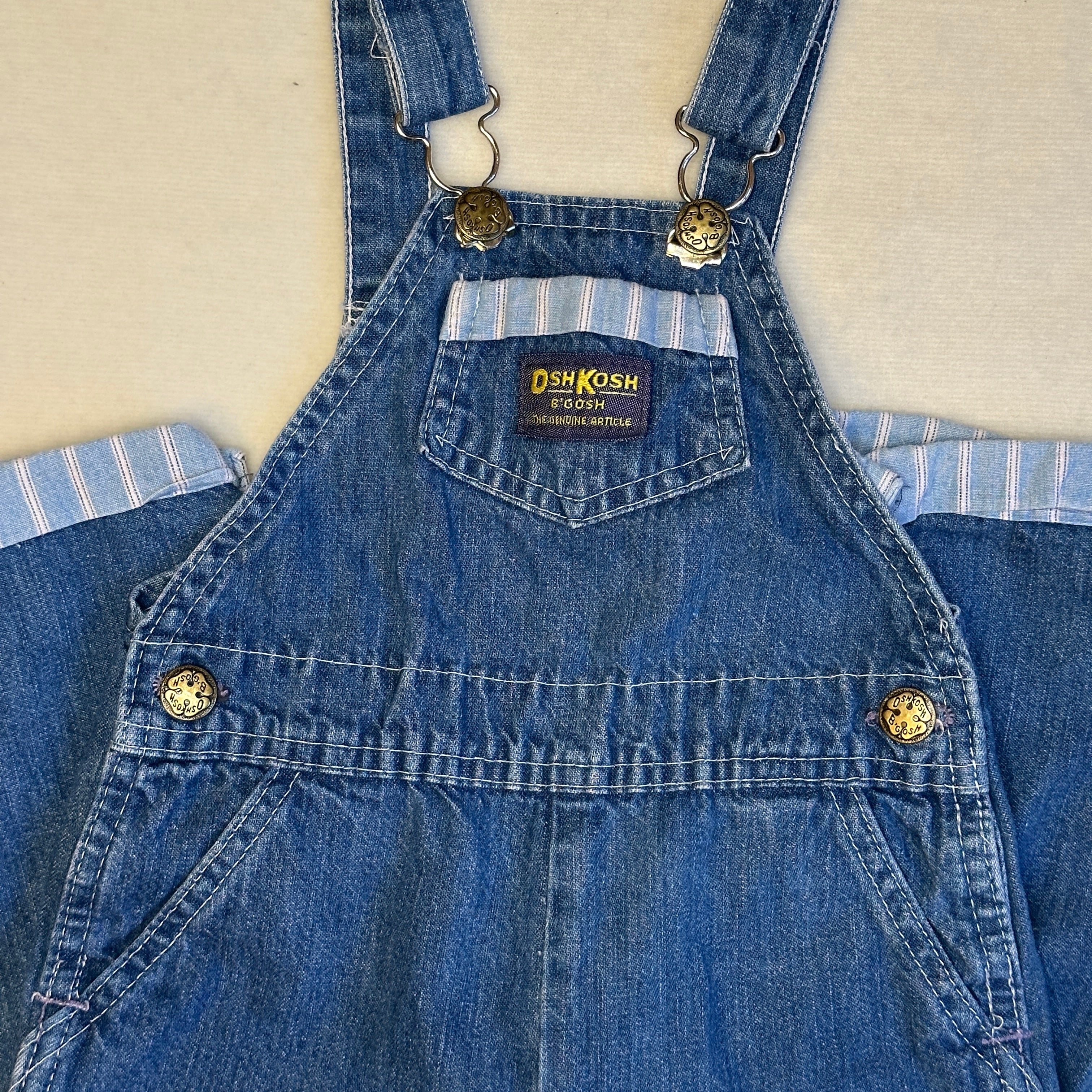 Vintage OshKosh Hängselbyxor 24 mån