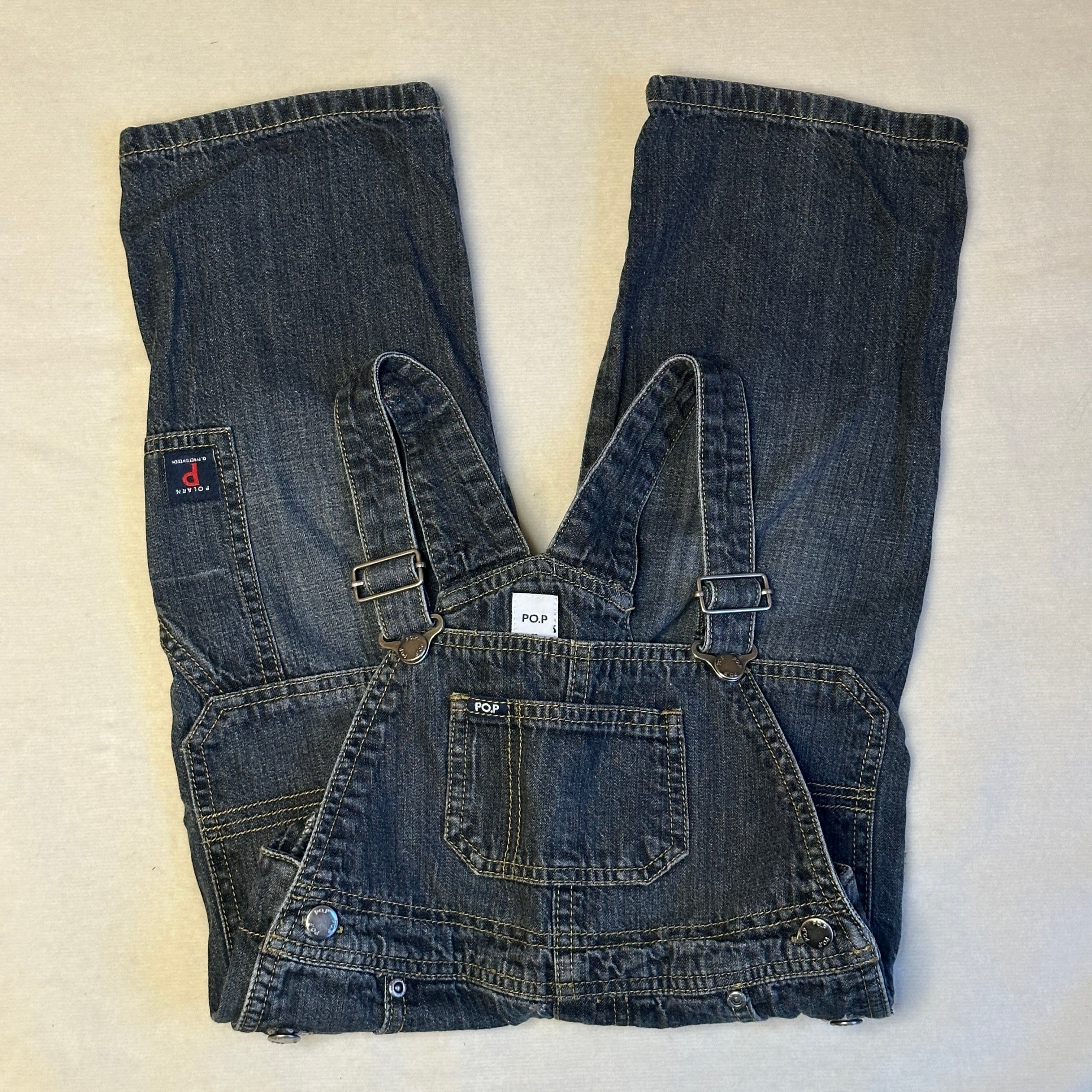 Vintage Polarn o. Pyret Hängselbyxor 92