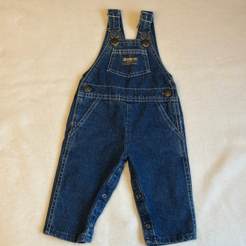 Vintage Oshkosh Hängselbyxa 6-9 mån